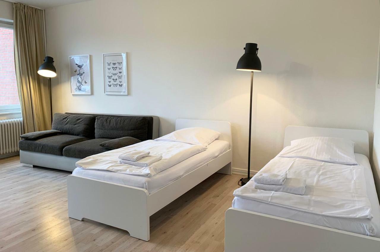 City-Appartements Nordkanalstrasse - Monteurunterkunft Hamburgo Quarto foto